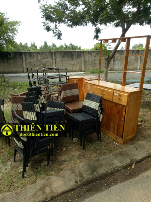 Bộ Bàn Ghế Mây Nhỏ